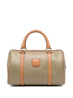 Céline Pre-Owned сумка Boston 1990-х годов с узором Macadam