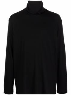 Yohji Yamamoto шерстяной джемпер с высоким воротником
