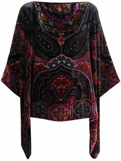 ETRO кейп с принтом пейсли