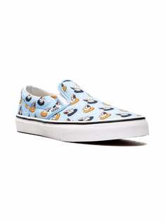 Vans Kids слипоны Classic Slip-On Floatie Sharks