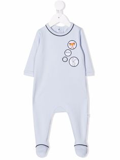 BOSS Kidswear пижама с нашивками
