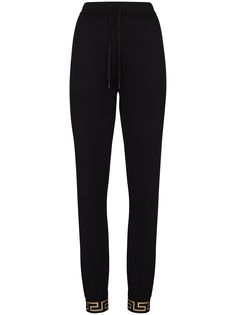 Versace спортивные брюки с узором Greca