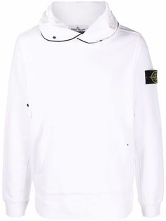 Stone Island худи с контрастным кантом