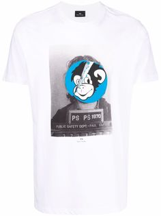 PS Paul Smith футболка с графичным принтом и логотипом