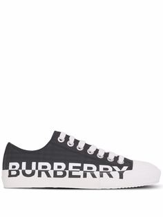 Burberry кеды с логотипом