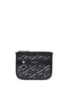 Versace кошелек с узором La Greca