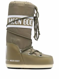 Moon Boot Kids дутые сапоги Icon со шнуровкой