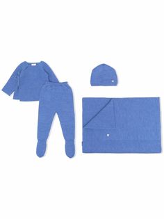 Paz Rodriguez "комплект из топа, ползунков, шапки и одеяла"