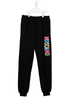 Moschino Kids джоггеры с логотипом