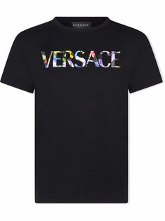 Versace Kids футболка с логотипом