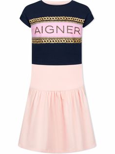 Aigner Kids комплект из платья и футболки