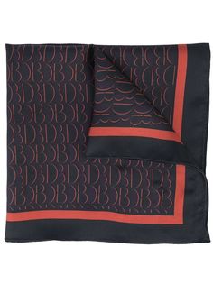 Doublet шелковый платок с монограммой