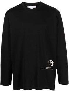 Y-3 футболка Ch2 Jersey Box Gfx с длинными рукавами