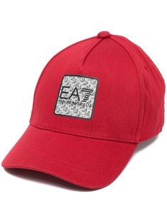 Ea7 Emporio Armani кепка с нашивкой-логотипом