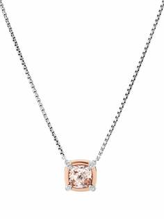 David Yurman колье Châtelaine из розового золота и серебра с бриллиантами