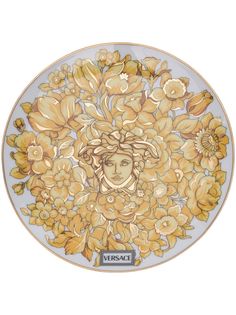 Versace Tableware керамическая тарелка Medusa Rhapsody (17 см)