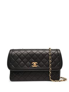 Chanel Pre-Owned сумка на плечо Classic Flap 1990-го года