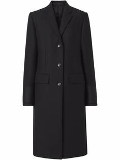 Burberry однобортное пальто