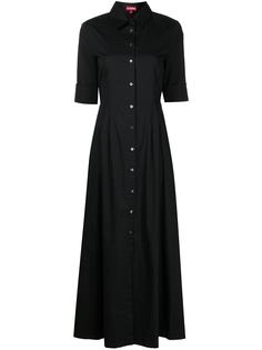 STAUD длинное платье-рубашка Joan