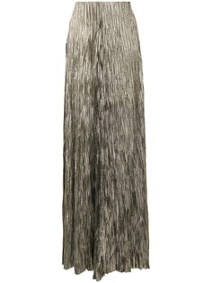 Ralph Lauren Collection плиссированная юбка с эффектом металлик