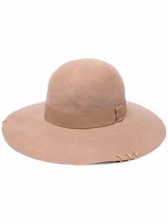 catarzi шляпа-федора с широкими полями