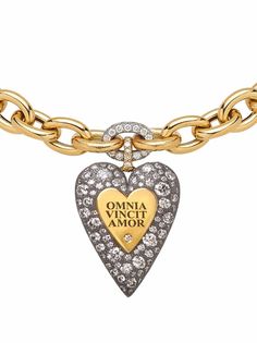 MARIANI браслет Omnia Vincit Amor из желтого золота с бриллиантами