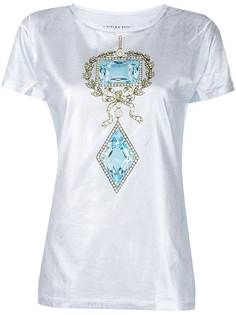 Cynthia Rowley футболка Jewel с эффектом металлик