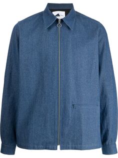 Anglozine джинсовая куртка-рубашка на молнии
