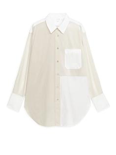 Рубашка оверсайз в стиле пэчворк Arket