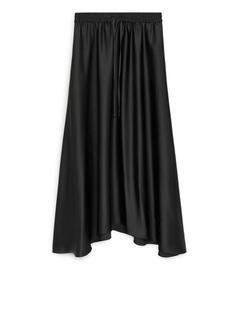 Юбка миди из атласа Arket