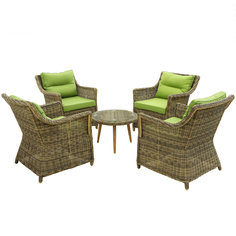 Комплект мебели Yuhang 5 предметов Зеленый