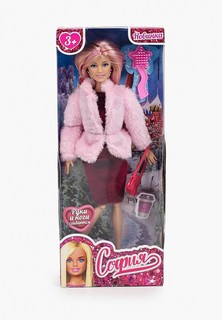 Кукла Карапуз "София в розовой шубе", 29 см