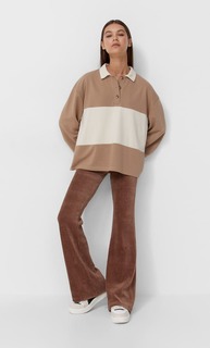 Stradivarius Расклешенные Легинсы Из Вельвета Multicolor M