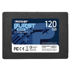 Внутренний SSD накопитель Patriot 120GB Burst Elite PBE120GS25SSDR 120GB Burst Elite PBE120GS25SSDR