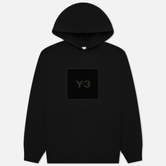 Мужская толстовка Y-3 Square Logo Hoodie, цвет чёрный