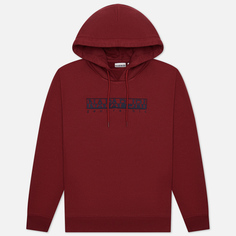 Мужская толстовка Napapijri Berber Hoodie, цвет бордовый