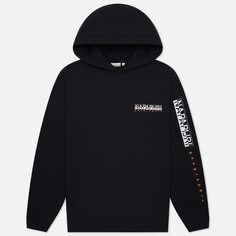 Мужская толстовка Napapijri Roen Hoodie, цвет чёрный