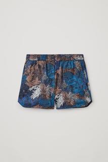 ХЛОПКОВЫЕ ПИЖАМНЫЕ ШОРТЫ С ПРИНТОМ COS