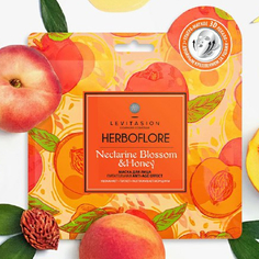 Levitasion, Тканевая маска для лица Herboflore Nectarine Blossom & Honey, 35 г