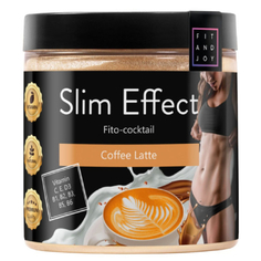 FIT AND JOY, Коктейль для похудения Slim Effect, Coffee Latte, 250 мл
