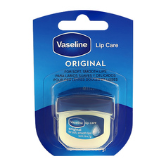 Бальзам для губ VASELINE LIP CARE ORIGINAL без запаха в баночке 7 г