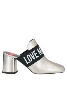 Мюлес и сабо Love Moschino