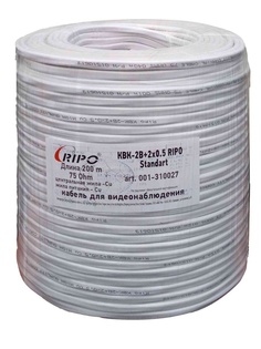 Сетевой кабель Ripo КВК-2В+2x0.5 Cu Standart 200m 001-310027