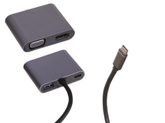 Док-станция Perfeo USB Type-C 4in1 PF-Type-C-10