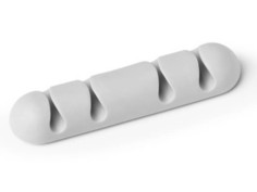 Фиксатор кабеля Durable Cavoline Clip 4 до 5mm Grey 504010