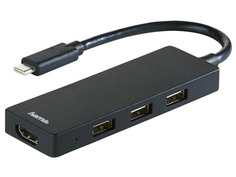 Хаб USB Hama 3xUSB-C/HDMI 00135762