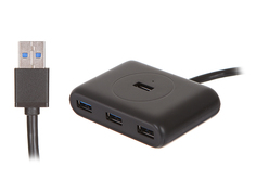 Хаб USB Ugreen UG-20291 USB 3.0 4 ports 0.8m Black