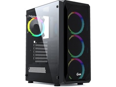 Корпус Powercase Mistral Z4 Mesh LED Tempered Glass Black ATX без БП CMIZB-L4