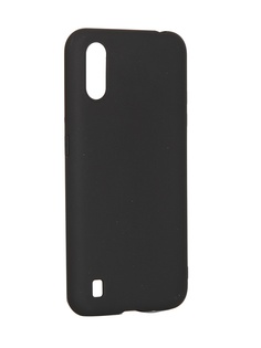 Чехол Pero для Samsung Galaxy A01 Soft Touch Black CC01-A01B ПЕРО