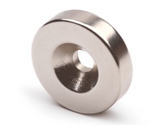 Неодимовый магнит Forceberg 20х5mm с зенковкой 4.5/10 6шт 9-1301017-006